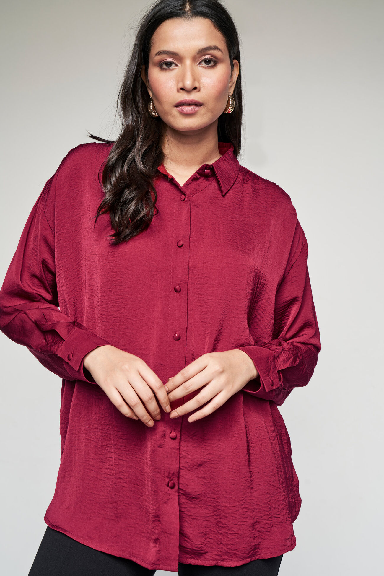 Scarlet Solid Top, Red, image 1